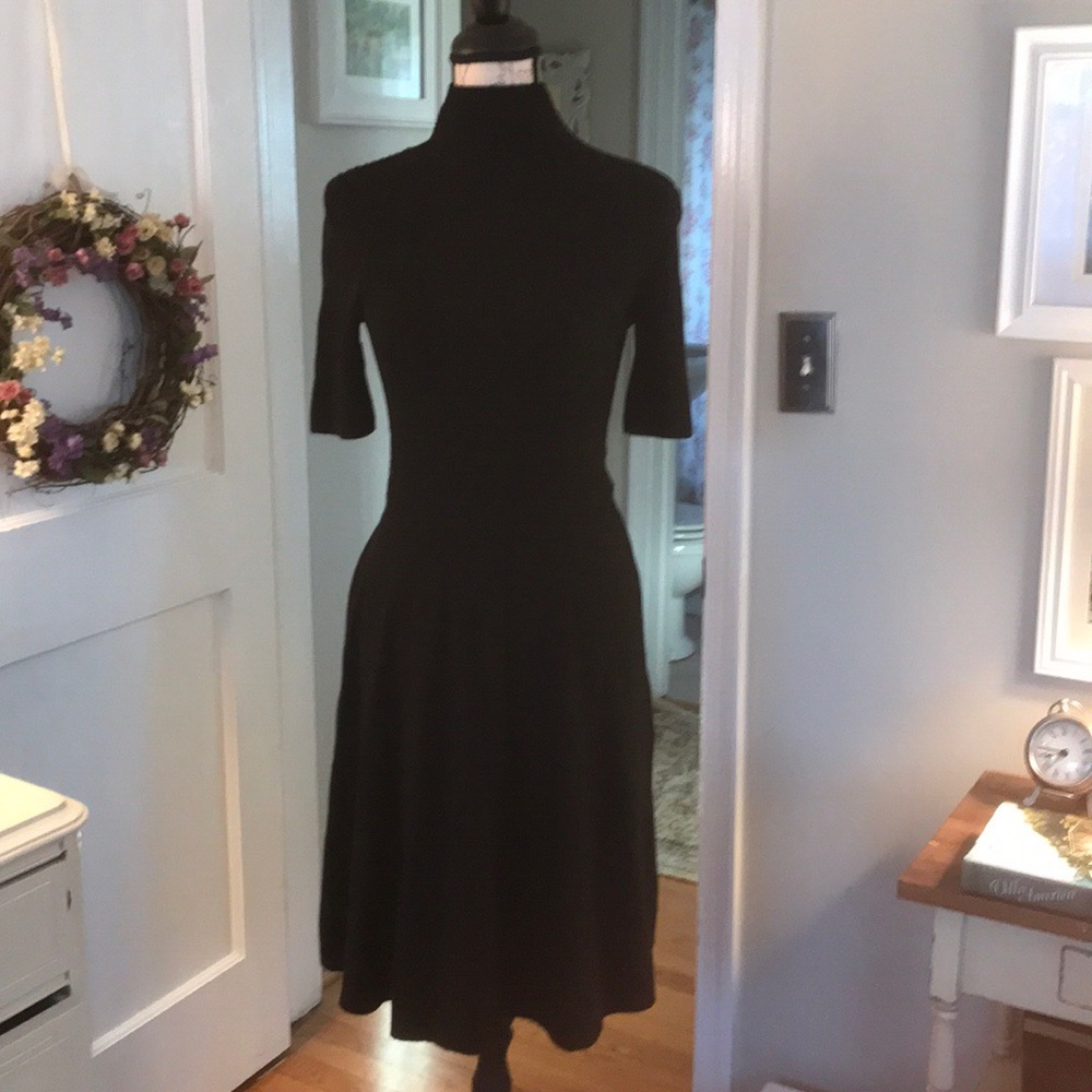 Victoria’s Secret, small, black, sweater dress.